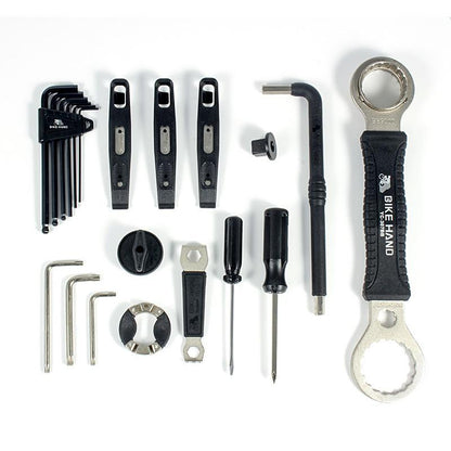 BIKE HAND Bicycle Repair Tool 18 in 1 mountain bike Professional Tool Kit Repair Spoke Wrench Freewheel Pedal Wrench For Shimano